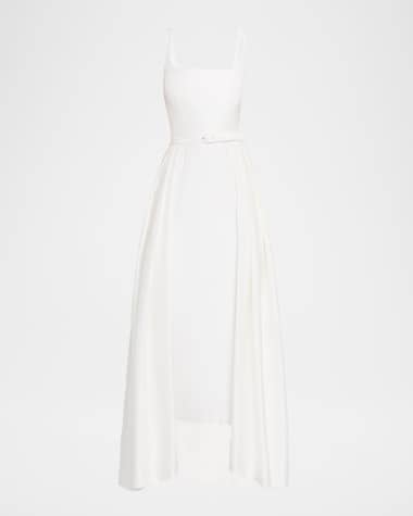 NICHOLAS Isaline Convertible Square-Neck Midi Dress