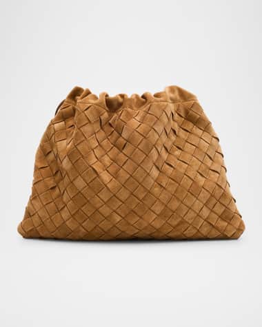 Bottega Veneta Dustbag Suede Pouch Bag