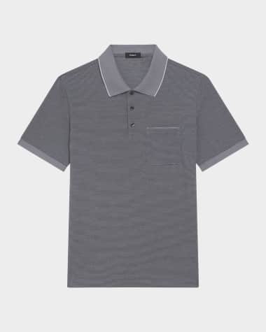 Theory Men's Birdseye Pique Pocket Polo Shirt