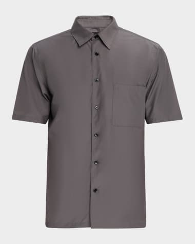 Theory Men's Noll Pocket Short-Sleeve Shirt