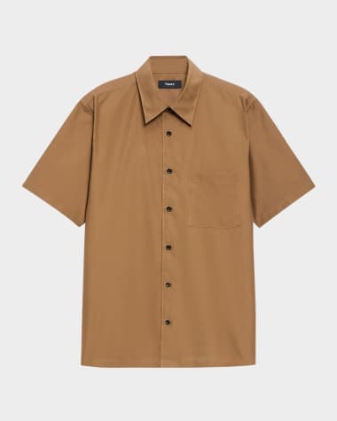 Theory Men's Noll Pocket Short-Sleeve Shirt