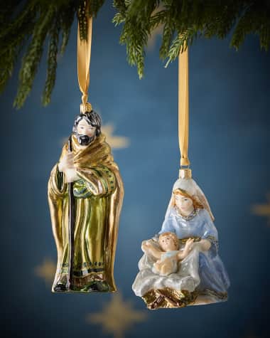 Komozja Holy Family Christmas Ornaments, Set of 3