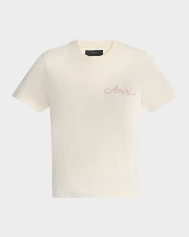 Amiri Bleach Bandana Patch Tee