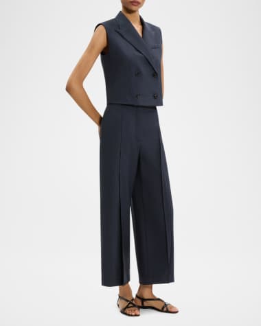 V-Neck Hardware One-Piece Swimsuit