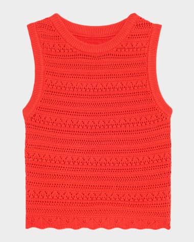 PQ Swim Crochet Sleeveless Top