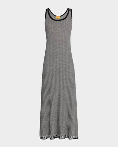 Guest in Residence Fine Stripe Maxi Dress