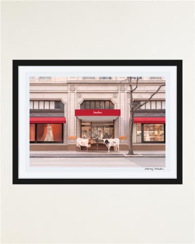 Gray Malin "The Longhorns, Neiman Marcus, Downtown Dallas" Framed Fine Art Photography Print
