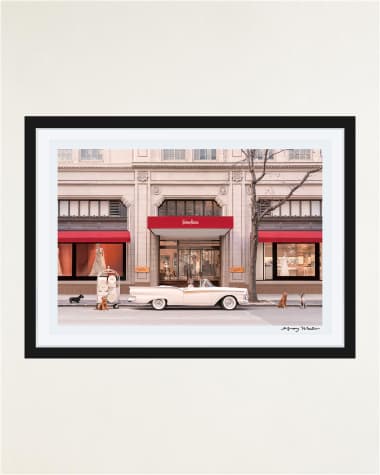 Gray Malin "The Arrival, Neiman Marcus, Downtown Dallas" Framed Fine Art Photography Print