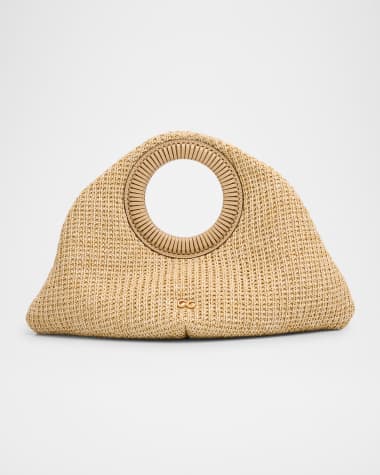 Cult Gaia Thais Woven Top-Handle Bag