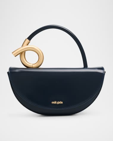 Cult Gaia Azariah Coil Leather Top-Handle Bag