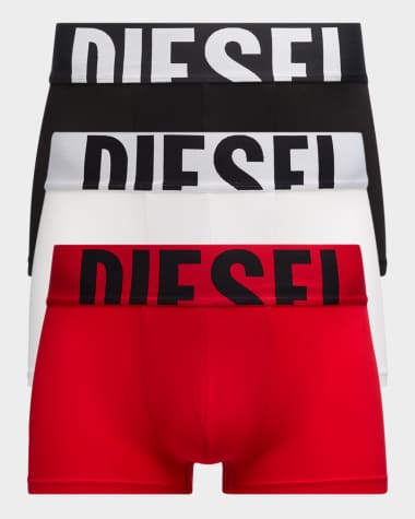 Diesel Men's Damien Multicolor DPop 3-Pack Boxer Briefs