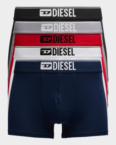 Diesel Men's Damien Multicolor DBox 5-Pack Boxer Briefs