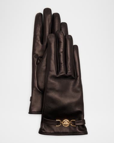 Versace Medusa '95 Leather Gloves
