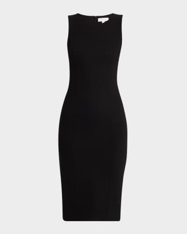 Michael Kors Collection Sleeveless Sheath Wool-Blend Dress