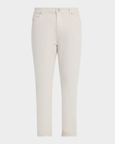 Brunello Cucinelli Men's Traditional-Fit Denim Five-Pocket Pants