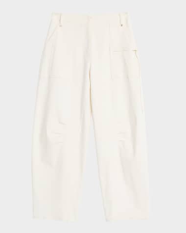 Cult Gaia Ewa Barrel-Leg Utility Pants