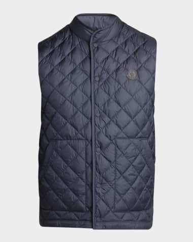 Moncler Men's Lycope Down Quilted Vest