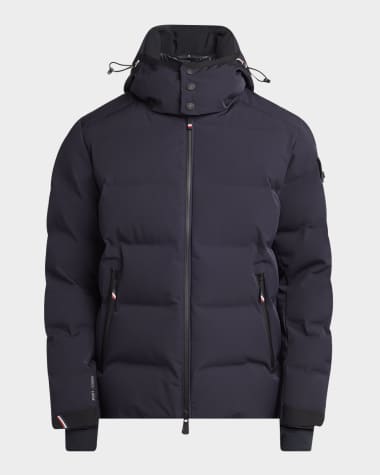 Moncler Grenoble Men's Stretch Nylon Montgetech Puffer Jacket