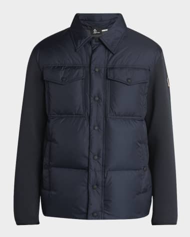 Moncler Grenoble Men's Down Knit Combo Jacket
