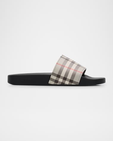 Burberry Furley Vintage Check Slide Sandals