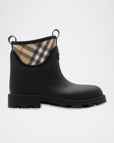 Burberry Marsh Stamped Rubber Booties