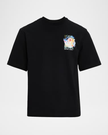 CASABLANCA Men's Galactic Connection Oversized Graphic T-Shirt