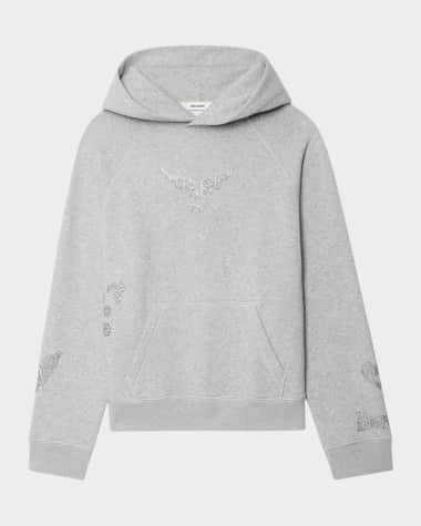 Zadig & Voltaire Georgy Multi Strass Hooded Sweatshirt