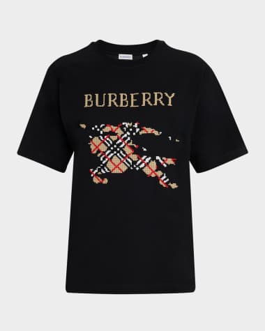 Burberry Men's Cotton Cross Stitch EKD​ Graphic T-Shirt