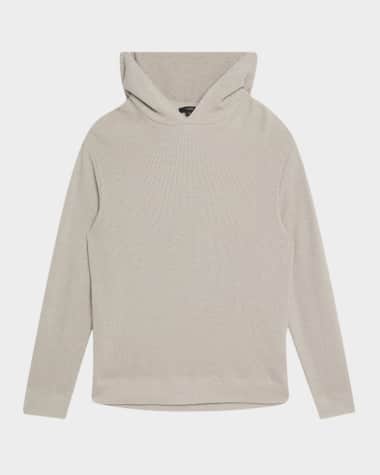 Vince Men's Cotton Mouline Thermal Hoodie