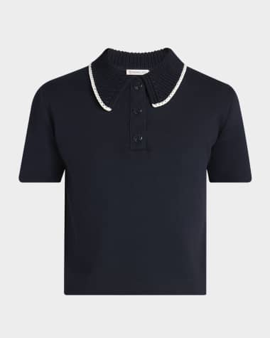 Moncler Short-Sleeve Polo Shirt
