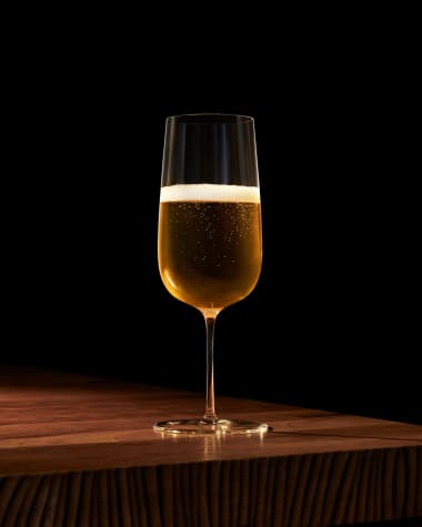 Orrefors Frantzen Handmade Beer Glass, 14.5 oz.