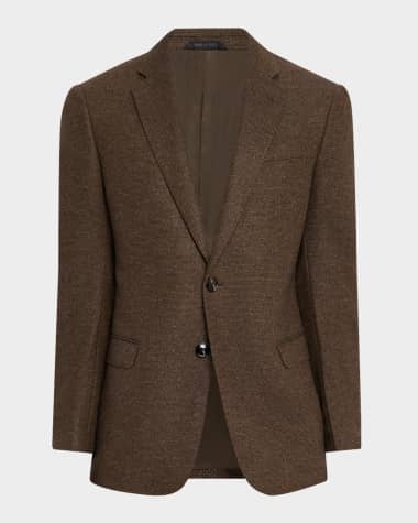 Giorgio Armani Men's Textured Wool and Cashmere G Line Sport Coat