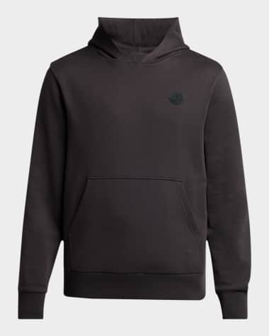 Moncler Men's Cotton Chest-Logo Hoodie