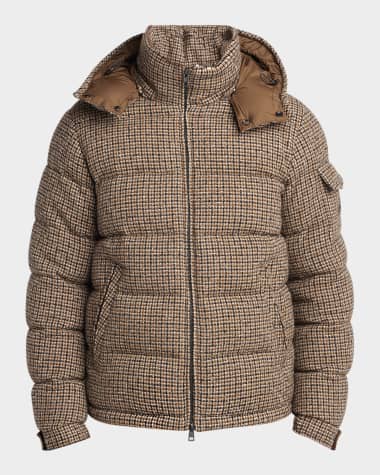 Moncler Men's Montgenevre Knit Puffer Jacket