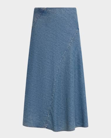 Rag & Bone Ultra Featherweight Lisbon Midi Skirt