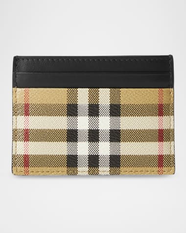 Burberry Men's Sandon Vintage Check Card Holder