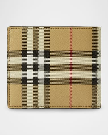 Burberry Men's Vintage Check Bifold Wallet