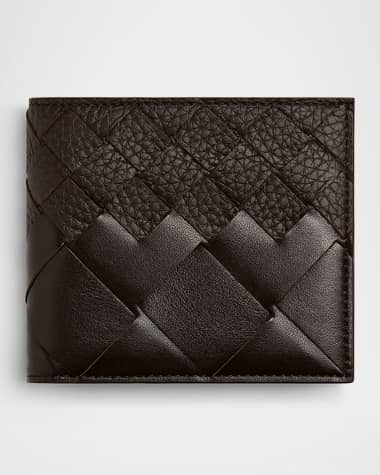 Bottega Veneta Men's Intrecciato 15 Degrade Leather Bifold Wallet