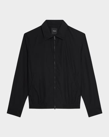 Theory Men's Cotton and Nylon Full-Zip Blouson
