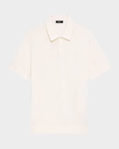 Theory Men's Cotton Mesh Polo Shirt