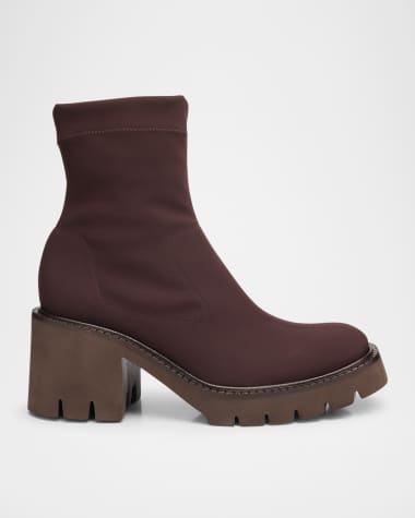 Pedro Garcia Zilia Stretch Nylon Ankle Booties