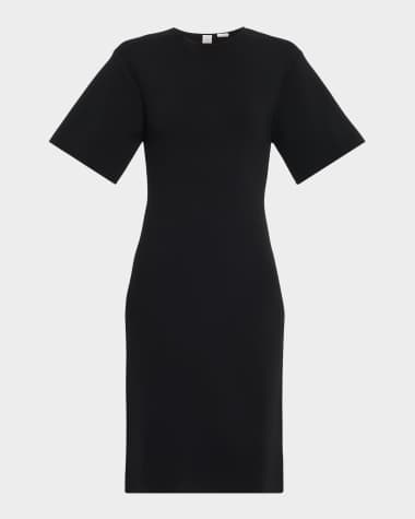 Toteme Short-Sleeve Knit T-Shirt Dress