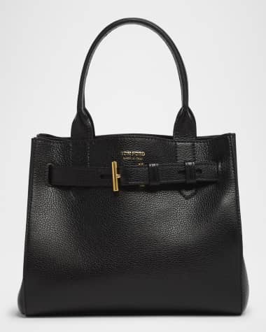 TOM FORD Audrey Small Tote Bag in Grain Leather