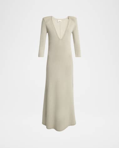 Isabel Marant Salina Fluid Tailoring Wool Dress