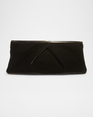Dries Van Noten Velvety Viscose Clutch Bag