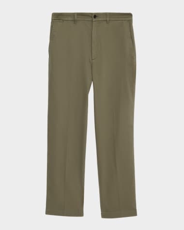 dunhill Men's Cotton Twill Straight-Fit Chino Pants