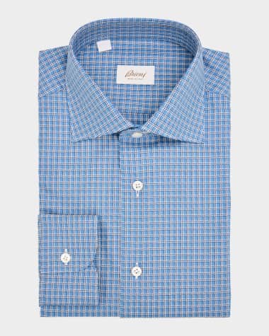 Blue Men's Designer Dress Shirts | Neiman Marcus