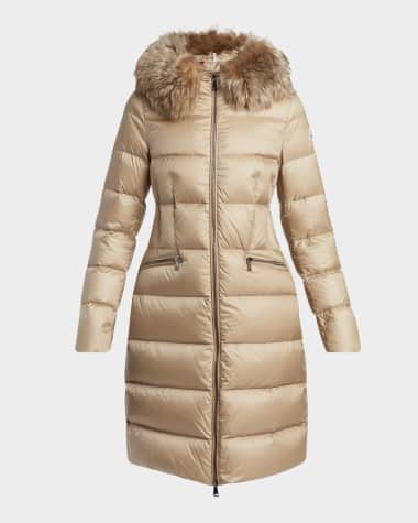 Moncler Suyenne Hooded Long Down Parka