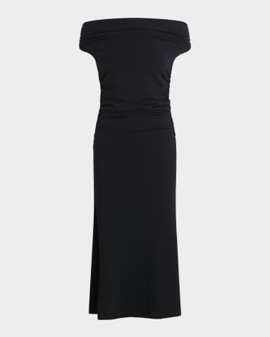 Joe's Jeans The Mia Off-The-Shoulder Midi Dress