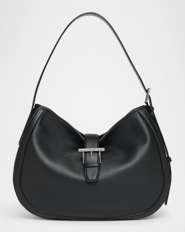 McQueen T-Bar Leather Shoulder Bag